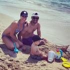 Fognini, frasi d'amore su Instagram per il figlio Federico e la moglie Flavia