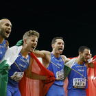 Finale 4x100 ai Mondiali di atletica a Budapest, argento per la staffetta azzurra con Tortu e Jacobs
