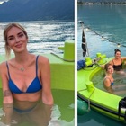 Chiara Ferragni in Svizzera, cos'è e quanto costa la "vasca da bagno" in mezzo al lago