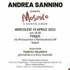 «Mosaico», la prima parte del nuovo album di Andrea Sannino
