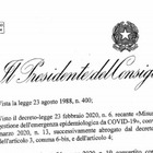 Dpcm 3 novembre, il testo ufficiale firmato da Conte in vigore da domani SCARICA QUI