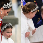 La principessa Charlotte (perfetta) come Kate alla cerimonia di re Carlo: le premure per il fratellino Louis e l'outfit uguale a quello di mamma