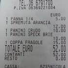 Roma, al Caffè Greco due panini e una coppa di fragole 52 euro