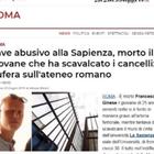 Roma, scavalca il cancello per andare a rave party: morto 26enne alla Sapienza