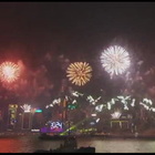 Hong Kong e Taiwan festeggiano l'arrivo del 2024 con i fuochi d'artificio
