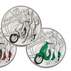 Arriva la moneta da 5 euro: «Dedicata alla Vespa». Emessa da oggi in tre colori FOTO