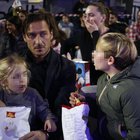 I calciatori della Roma con le famiglie al Palalottomatica per “Disney on Ice”
