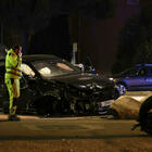 Balotelli, l'auto distrutta in un incidente