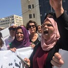 immagine «Israa uccisa a 21 anni da padre e fratello»: donne palestinesi in piazza contro i delitti d'onore