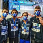 Europei Budapest 2021, record di Miressi: bronzo agli azzurri nella 4x100 stile libero