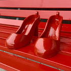 Dal 25 al 28 novembre in mostra ad Amatrice le scarpette rosse della Casa delle Donne