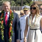La first lady e Donald a Pearl Harbour