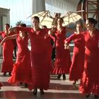 Violenza sulle donne: flash mob di flamenco all'aeroporto di Fiumicino Video