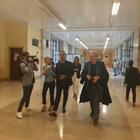 Fabrizio Corona in aula a Milano, processo per danneggiamento, resistenza, oltraggio e tentata evasione