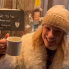 Michelle Hunziker con il vin brulè a 3000 metri: «Capodanno con la neve... un sogno»