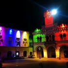 Giornata contro omofobia, bifobia e transfobia: luci arcobaleno sulla facciata del palazzo comunale d Fiuggi