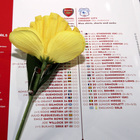 Una rosa gialla per Emiliano Sala: il commovente omaggio prima di Arsenal-Cardiff