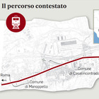 Roma-Pescara, battaglia sul treno che spacca i paesi