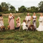 Cani al fianco delle damigelle al posto del bouquet: l'idea della sposa per dare una casa ai trovatelli