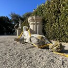 Roma, statua di Villa Borghese distrutta per un selfie