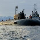 Sottomarino nucleare russo K-266 Orel davanti alla Sicilia