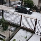 Grandine nel Milanese: Paullo sembra coperto di neve