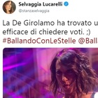 Selvaggia Lucarelli twitta: «Ha trovato un modo più efficace di chiedere voti»