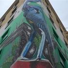 Il murales che mangia lo smog a Ostiense, ecco Hunting Pollution