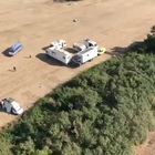 Rave abusivo Viterbo, l'area si svuota: il video dall'elicottero della polizia