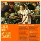 Piatti tradizionali e rievocazioni storiche per la «Sagra delle antiche taverne» Piatti tradizionali e rievocazioni storiche per la «Sagra delle antiche taverne»