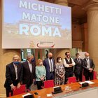 Il centrodestra presenta i suoi candidati a Roma, Michetti: «C'è bisogno di onestà e competenza»