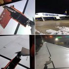 Ryanair, danni all'ala del Boeing diretto a Bari. «Atterraggio da film a Francoforte»