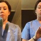 Coronavirus, l'infermiera spiega come si può diffondere il virus con i guanti
