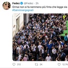 Fedez attacca Salvini e la manifestazione a Roma: «Ormai non si fa nemmeno più finta che legge sia uguale per tutti»