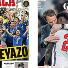 Italia campione, i quotidiani inglesi piangono i rigori mentre per "Marca" è stato un "Wembleyazo”