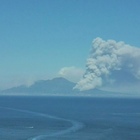 L'incendio del Vesuvio visto da Capri