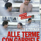 Gabriel Garko alle Terme di Saturnia con Gabriele Rossi (Chi)