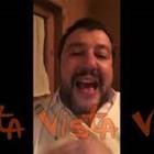 Salvini, il suo discorso di fine anno: «No al nulla cosmico del ciuffo di Conte»