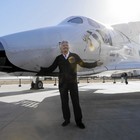 Tre piloti dell'Aeronautica militare in volo nel 2020 a bordo della navetta della Virgin Galactic