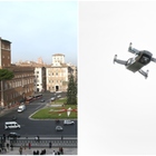 Drone colpisce Palazzo Venezia