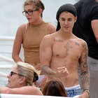 Justin Bieber e Hailey Baldwin in vacanza a Miami (Olycom)