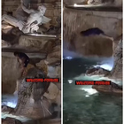 Fontana di Trevi, turista si tuffa in acqua stile piscina: il video social