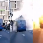 Bus esploso a Stoccolma, in un video la dinamica dell'incidente