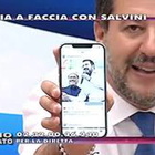 Matteo Salvini fa gli auguri a Berlusconi