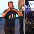 Congresso famiglie Verona, DIRETTA. Salvini accolto da applausi e fischi, sale la tensione