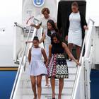 Michelle Obama a Milano con le figlie