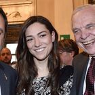 Milano, Salvini con la fidanzata Francesca al concerto inaugurale del Salone del Mobile alla Scala