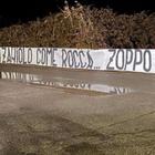 Roma-Lazio, striscione a Trigoria contro Zaniolo prima del derby