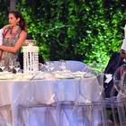 Micol Olivieri a cena con il marito Christian Massella e la figlia Arya (Olycom)