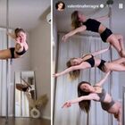 Valentina Ferragni super sexy a lezione di pole dance: le coreografie sono incredibili